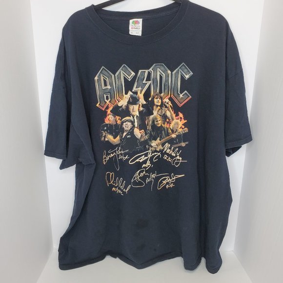 AC/DC Fruit of the Loom Band Tee Shirt Men's Black 3XL Please Read. - Picture 1 of 10